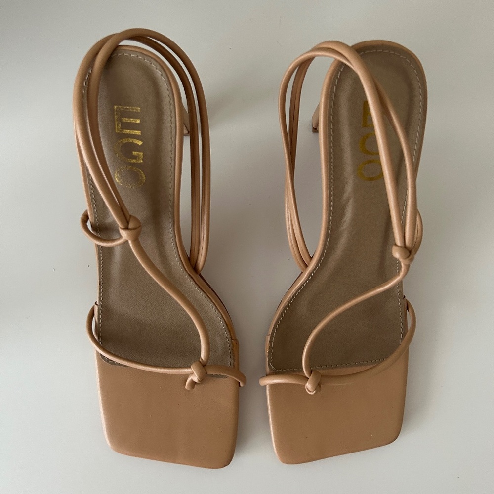 EGO STRAPPY NUDE SANDALS